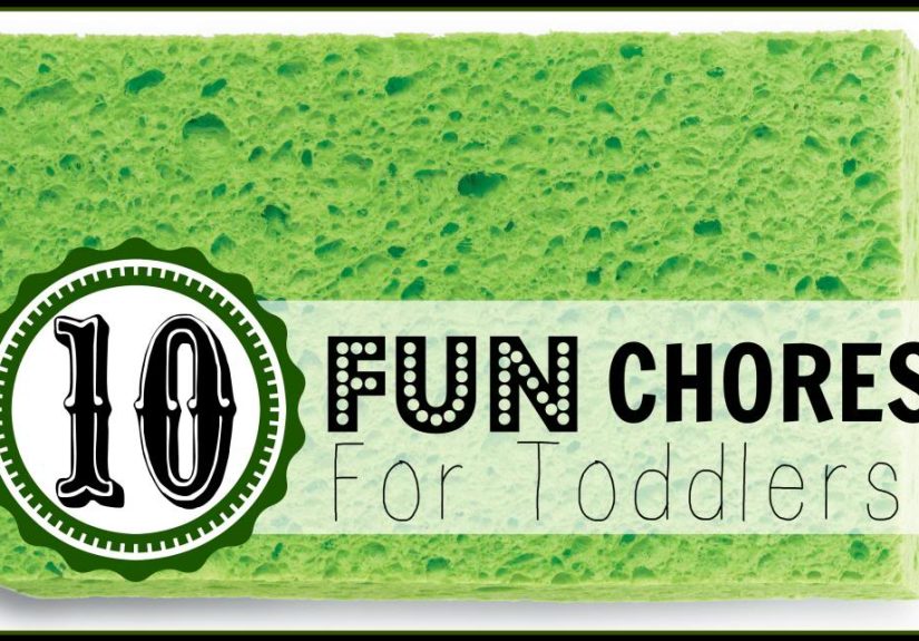 10 FUN Toddler Chores - Tipsaholic