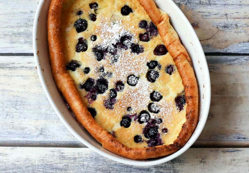 Blueberry Dutch Baby Pancake