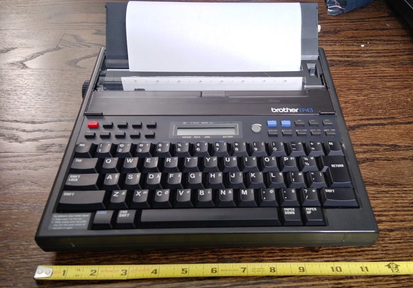 Clacker Hacker: Popping A Cap In A Brother EP43 Thermal Typewriter