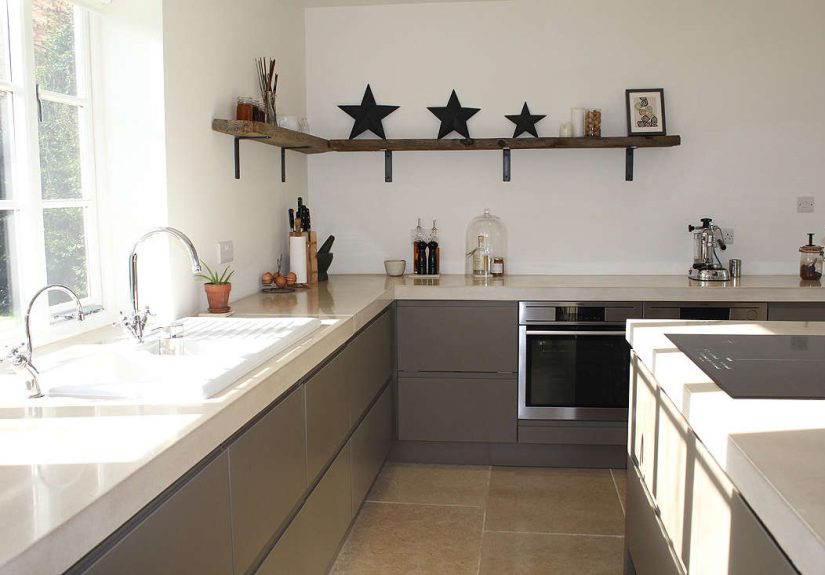 Contemporary pared back restoration of a period country house