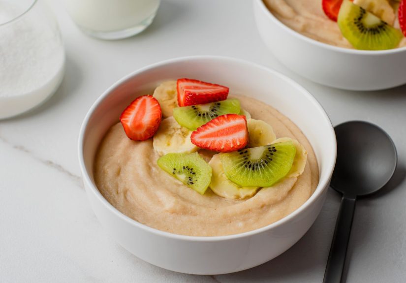 Cornmeal Porridge with Peanut Butter Recipe (Bota Une Dovi)