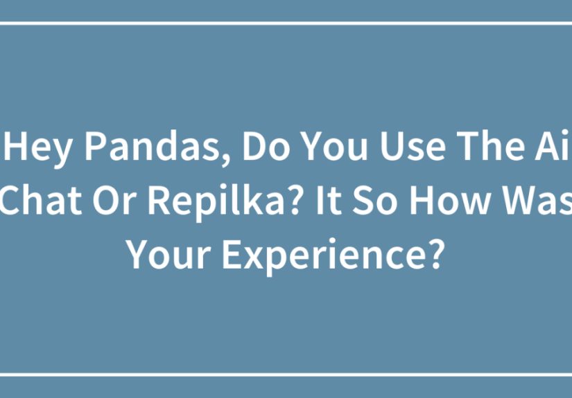 Hey Pandas, Do You Use The Ai Chat Or Repilka? It So How Was Your Experience?