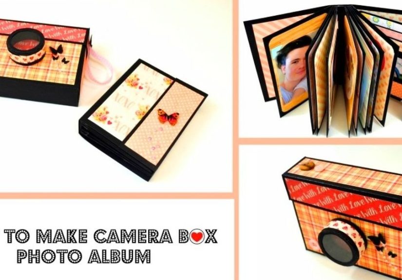 How to Make a DIY Camera Box Photo Album - Paper Craft