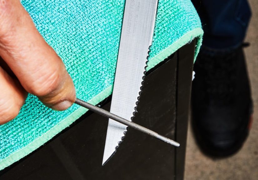 How to Sharpen a Serrated Pocket Knife