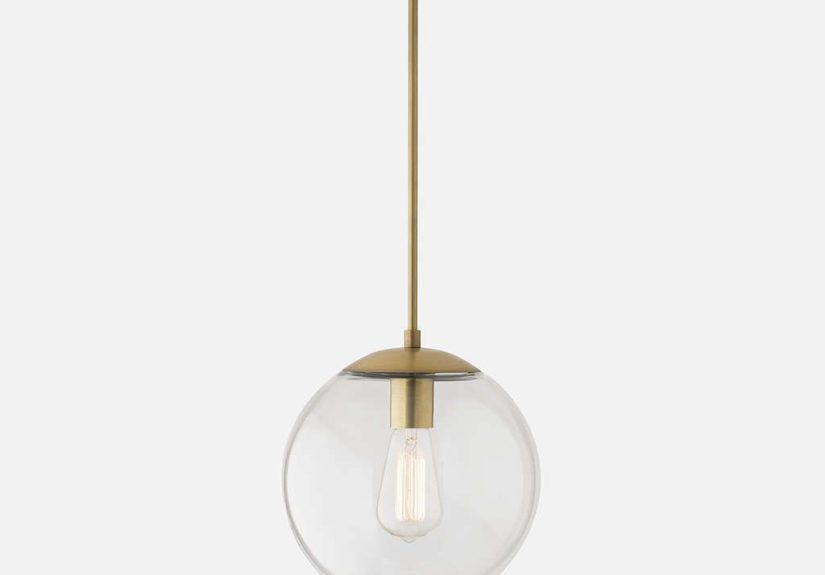 Luna Natural Brass – 10 in. Shade