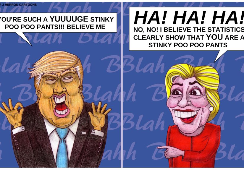 This Cartoon Hilariously Sums Up The Trump Vs Clinton Presidential Debate Perfectly!!!
