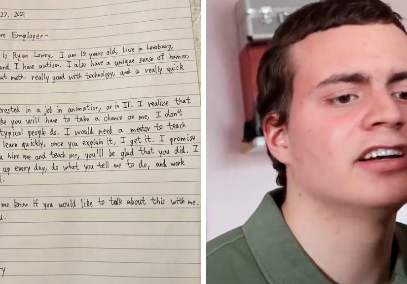 20 Y.O. With Autism Receives Thousands Of Comments And Job Offers After Posting A Wholesome Handwritten Cover Letter On LinkedIn