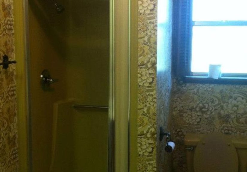 A Dated Bathroom Makeover- DIY Style!