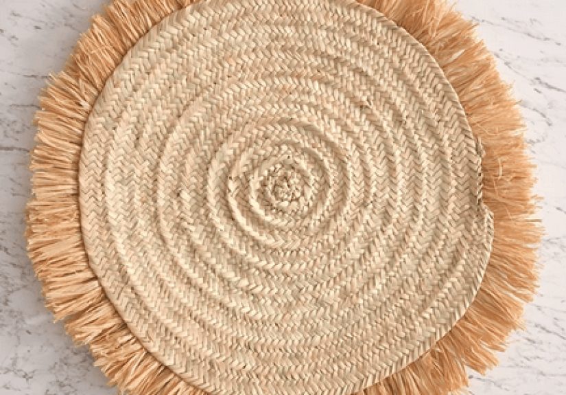 Handwoven Palm Placemats