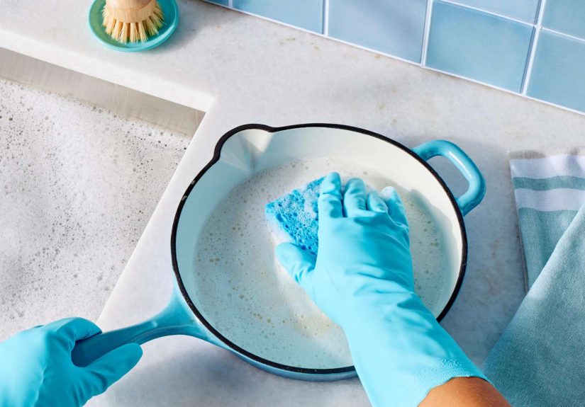 How to Clean Le Creuset and Enameled Cast Iron Cookware