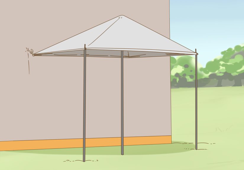 How to Make an Outdoor Canopy: 13 Steps