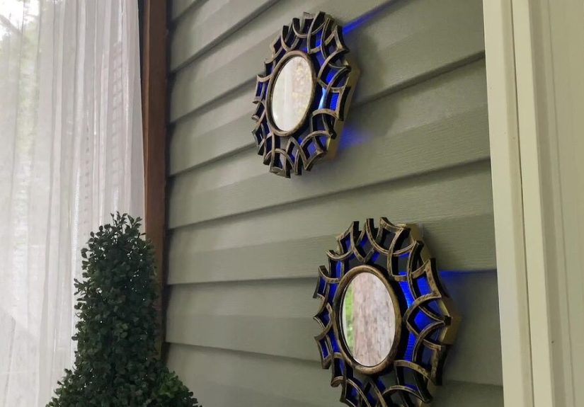 How to make gorgeous outdoor wall sconces using puck lights