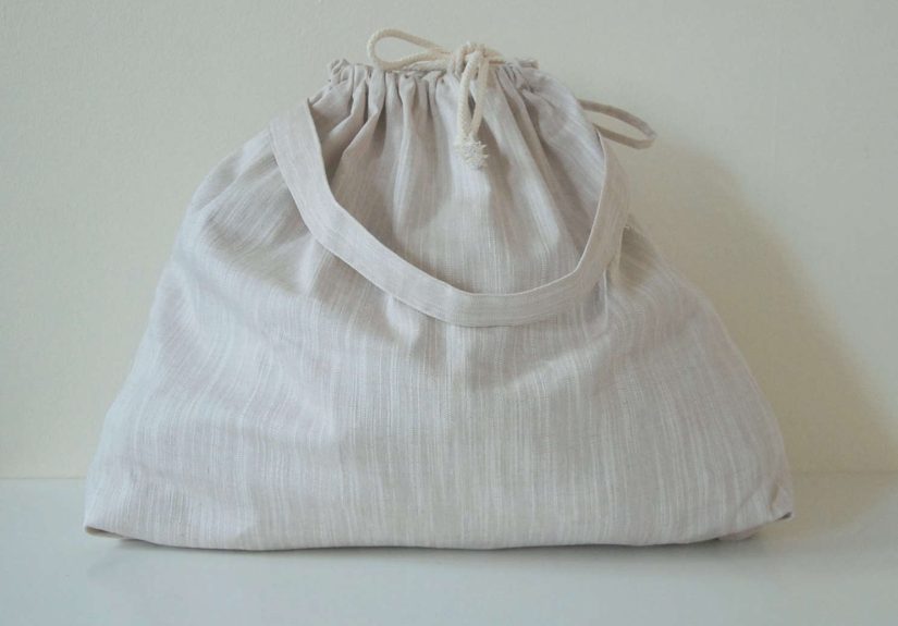 Large Linen Laundry Bag