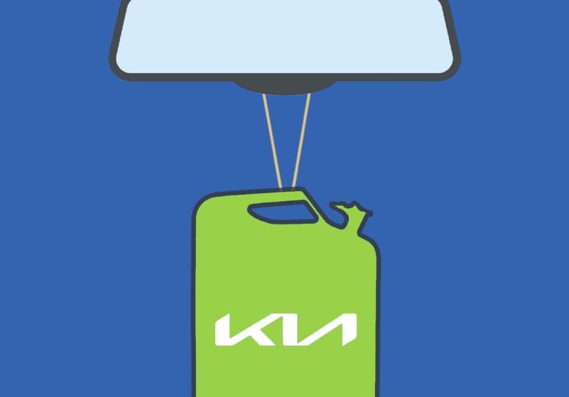 New Kia EVs Offer Gas and Oil–Inspired Air Fresheners for Old-School Feel