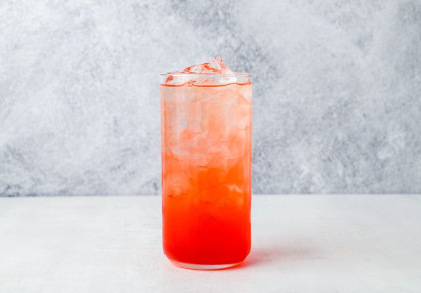 Sparkling Peach Sunrise Mocktail Recipe (Non-Alcoholic)