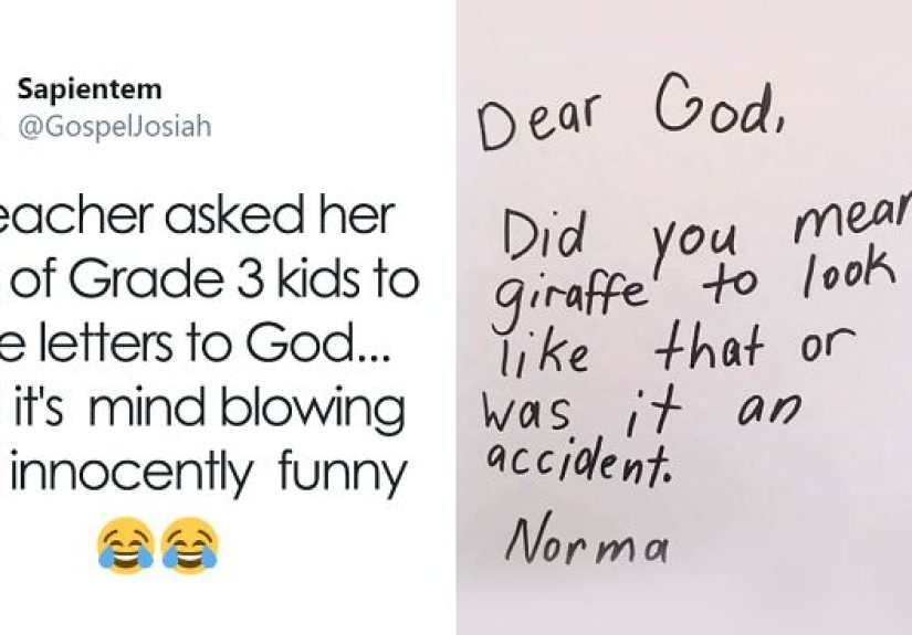 Teacher Has Her 3rd Grade Students Asking Questions To God And Their Letters Are Beautifully Innocent