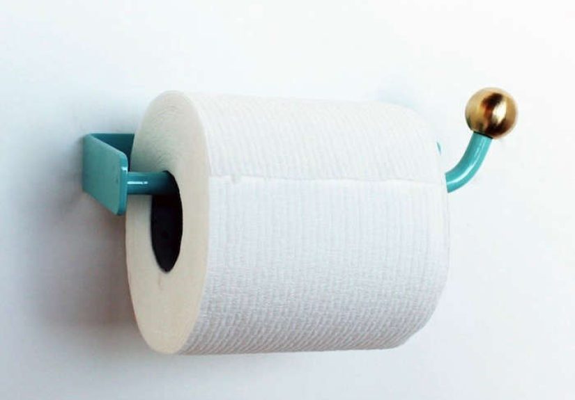 Top Brass: A New TP Holder for the Glamorous Bath