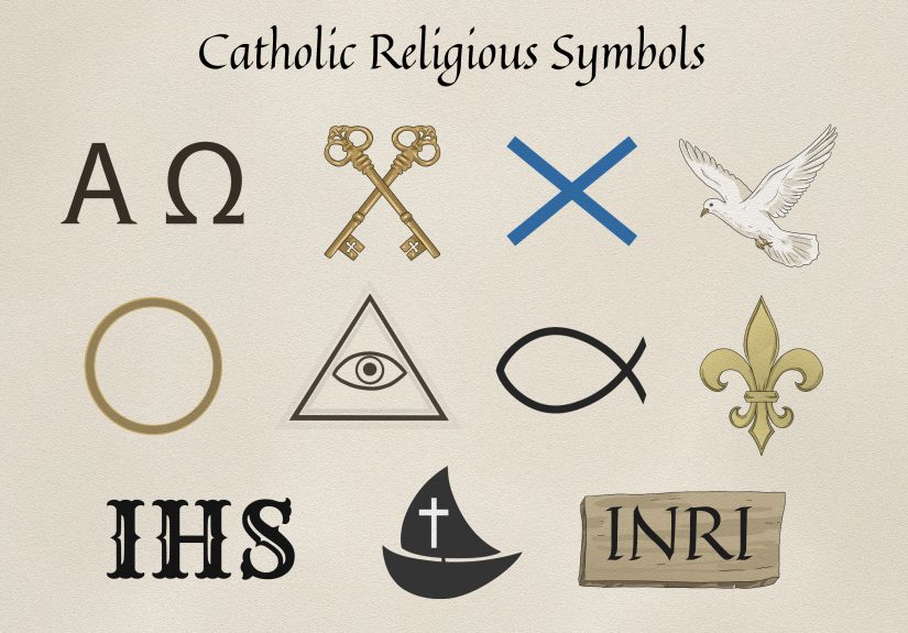 50+ Common Catholic Religious Symbols & What They Mean