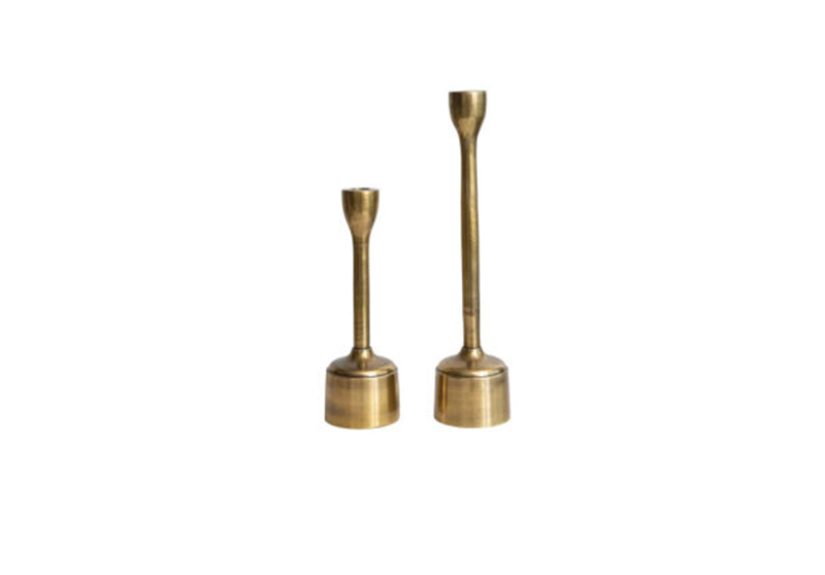 Cast Aluminum Taper Holder Set