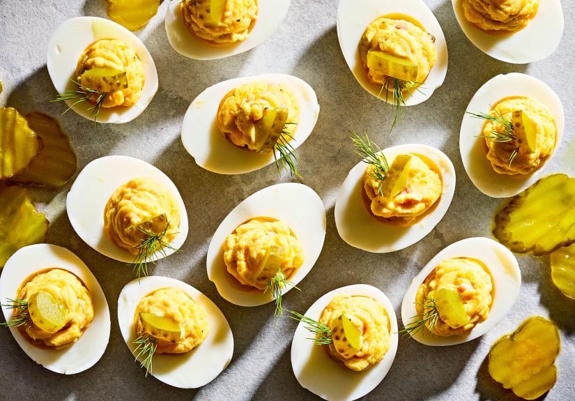 Dill Pickle Deviled Eggs Recipe