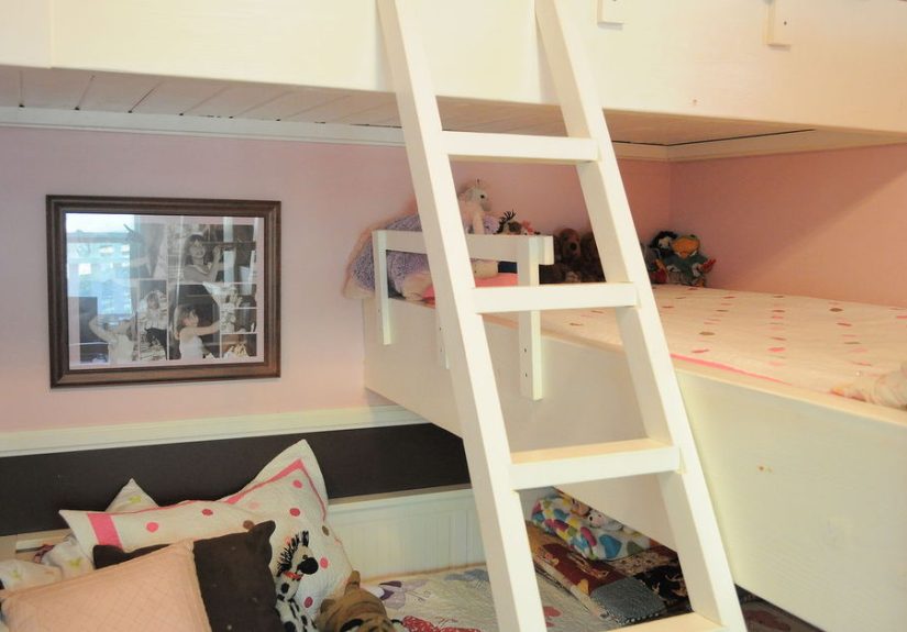 Girls' Room Triple Bunk Bed