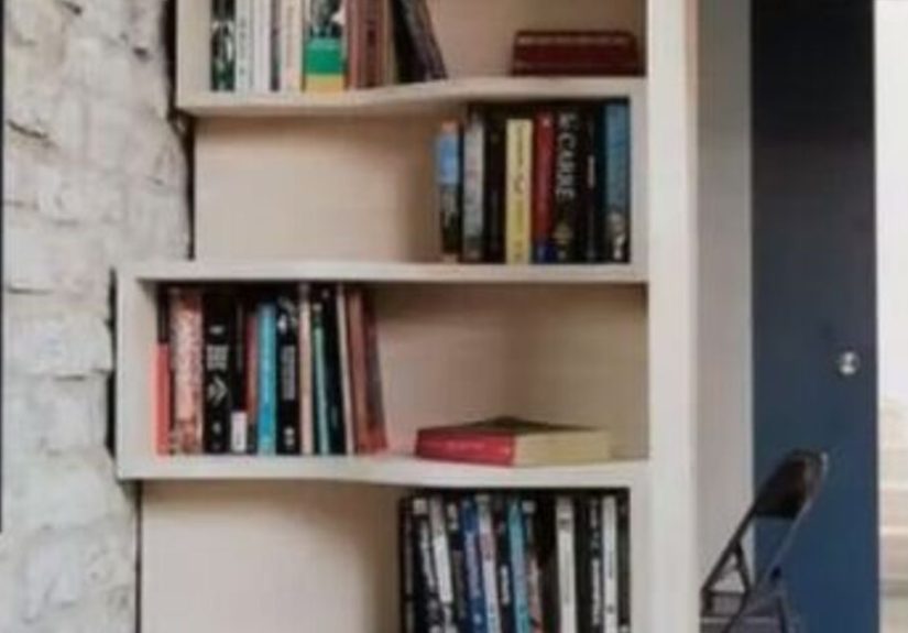 How to a Cute Bookcase Stairs Makeover For Just $50