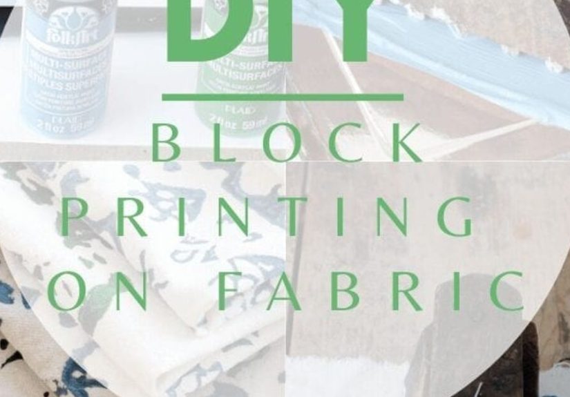 How to Make Stunning Block Printed Fabric at Home: DIY Tutorial