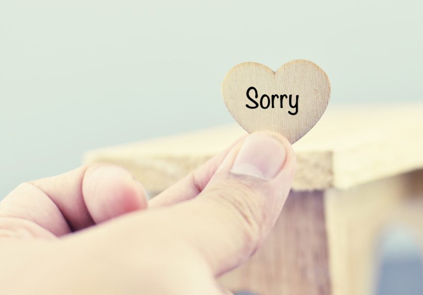 Before you say &ldquo;I&rsquo;m sorry,&rdquo; I challenge you to think
