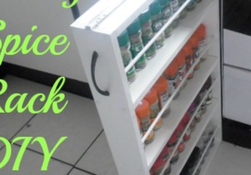 DIY Sliding Space Rack For Small Spaces
