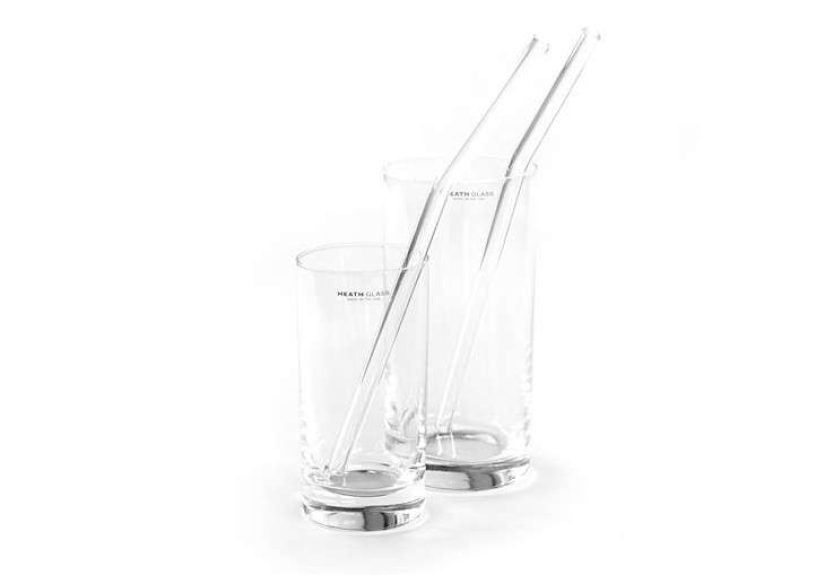 Glass Dharma's Bend Glass Straw