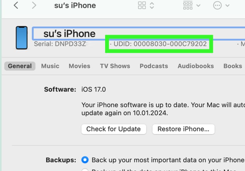 How to Find the UDID Number on iPhone or iPad: 2 Easy Ways
