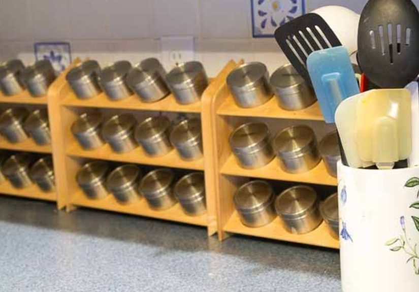 How to Make a DIY Magnetic Spice Rack