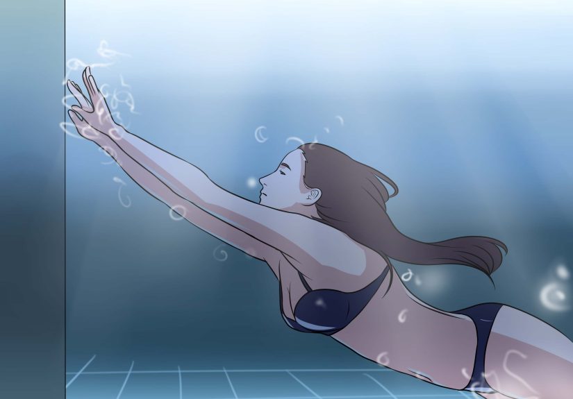 How to Stay Underwater in a Swimming Pool
