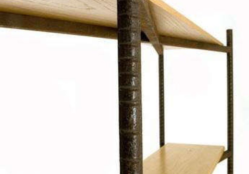 Storage: Rebar Shelving by Mizner Design in Austin