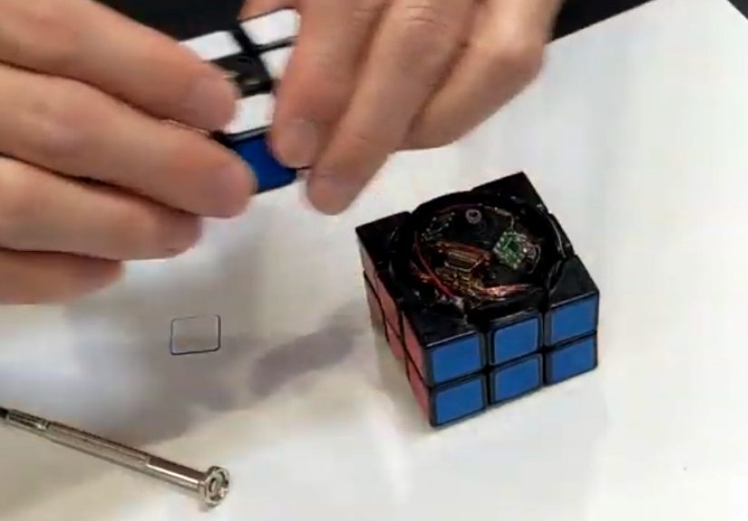 Teardown Video: What’s Inside The Self-Solving Rubik’s Cube Robot