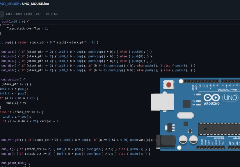 The Mouse Language, Running On Arduino