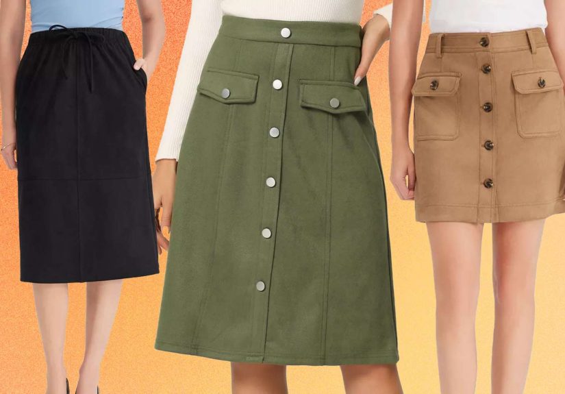 These 10 Suede Skirts Are All Under $45 at Target