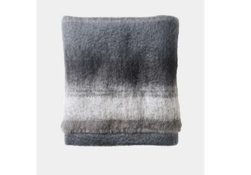 Tonal Mohair Wool Blanket