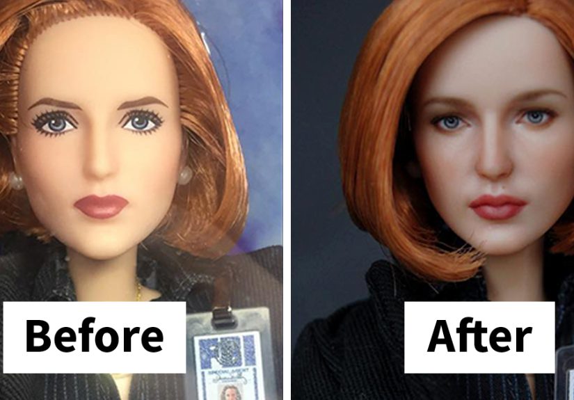 Ukrainian Artist Continues To Remove Makeup From Dolls To Repaint Them In A Very Realistic Way