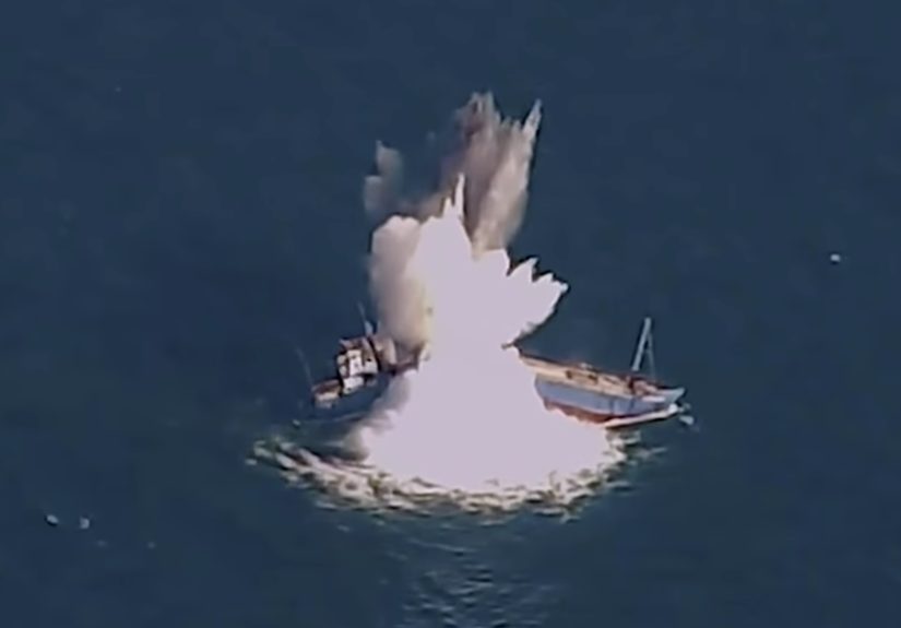 Watch the Air Force Sink a Ship With a GPS-Enabled Bomb