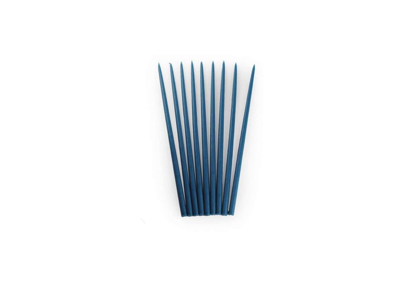 Wedgewood Blue 12 in. Taper Hanukkah Candles